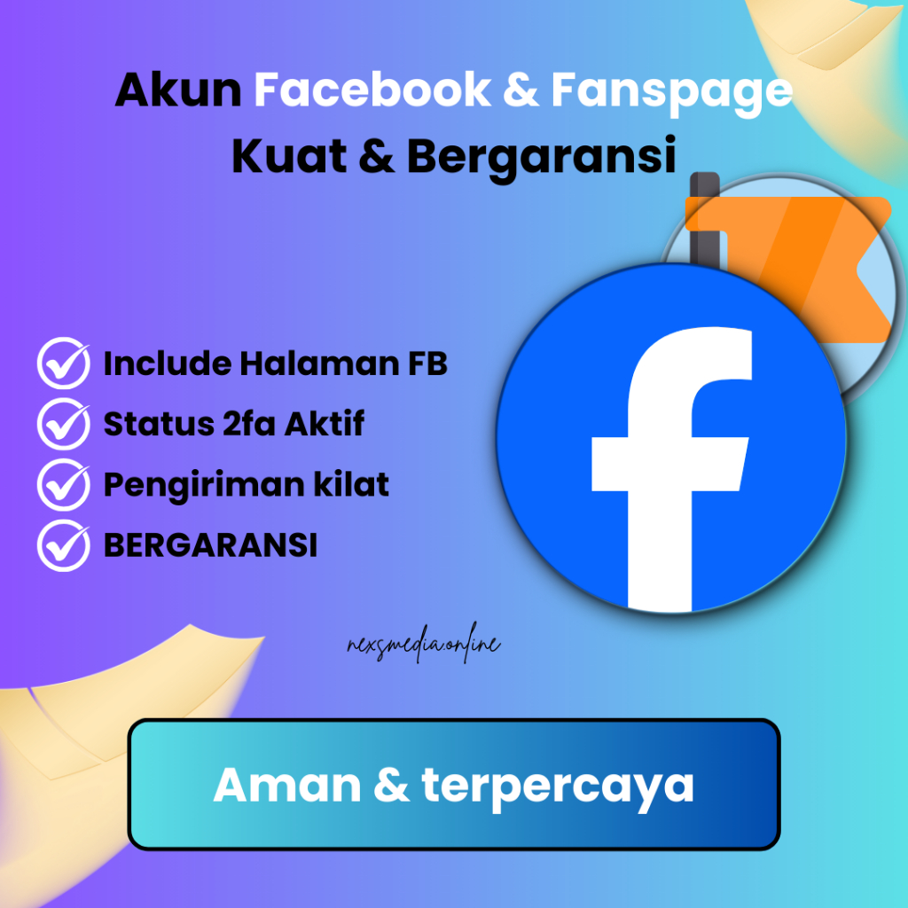Jual Akun Facebook + Fanspage | Paket Facebook Sudah ada Halaman Atau Fanpage | Bergaransi