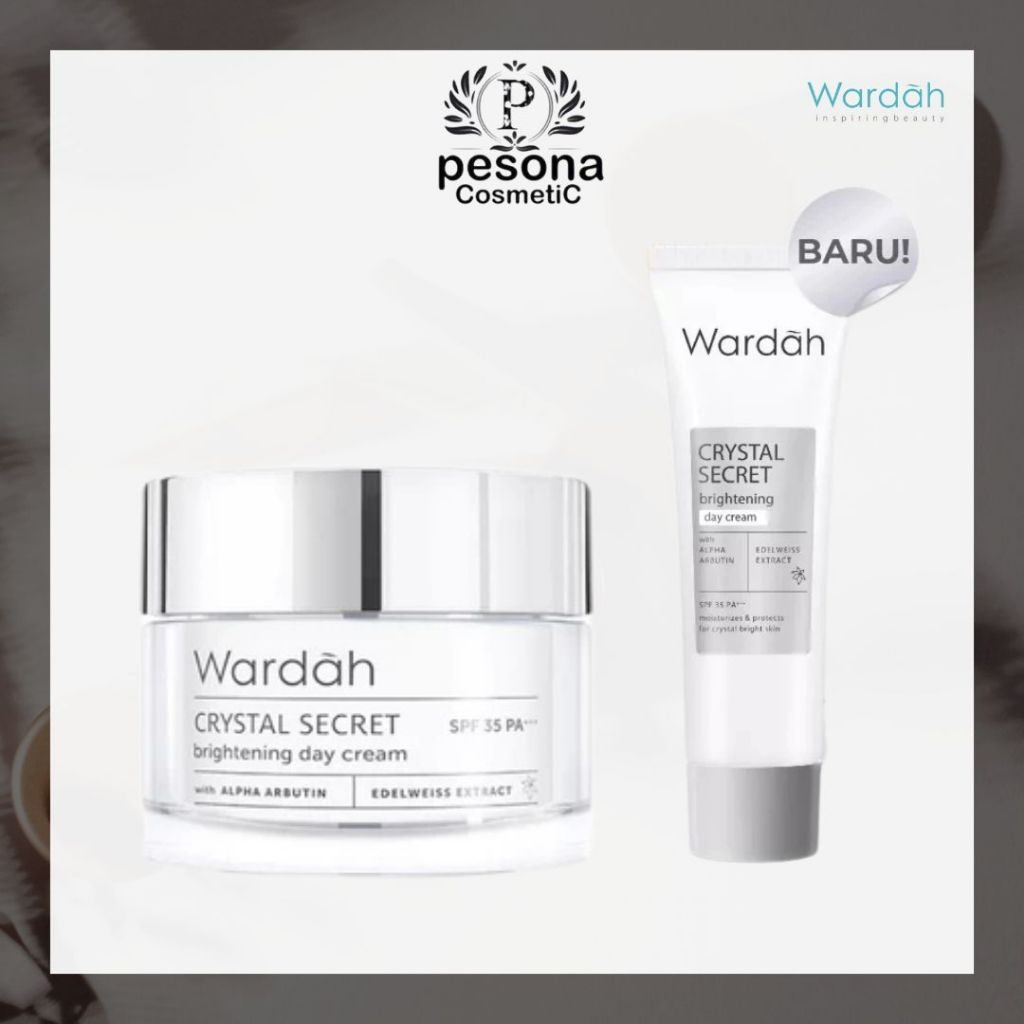 Wardah Crystal Secret Brightening Day Cream (Krim Siang Mencerahkan)
