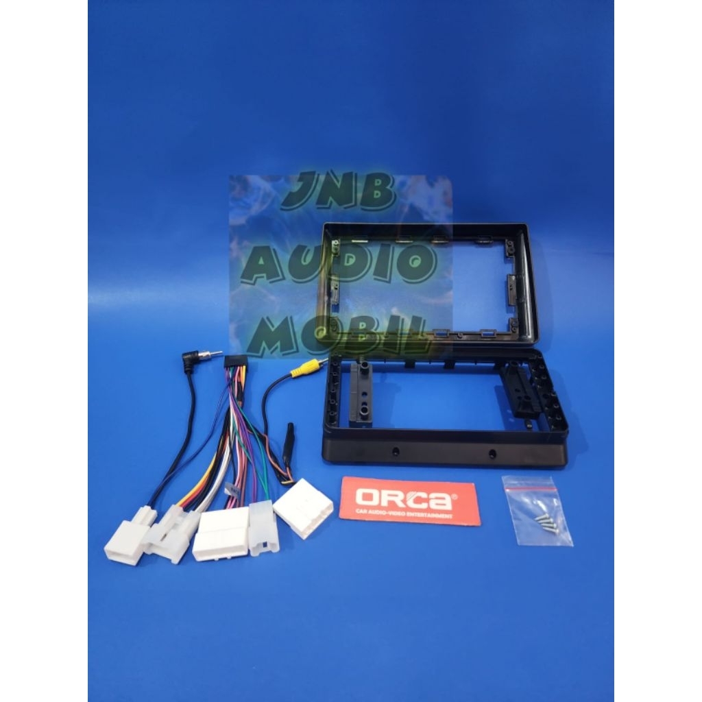 Frame head unit tv mobil android 9 inch mobil calya sigra free baut