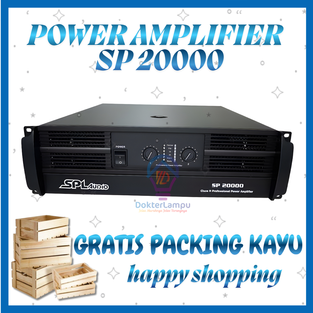 SPL Audio Power Amplifier SP 20000