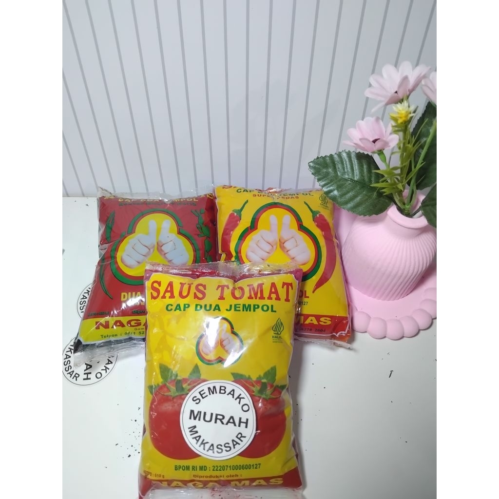 saos Sambal/kecap/saos tomat cap jempol
