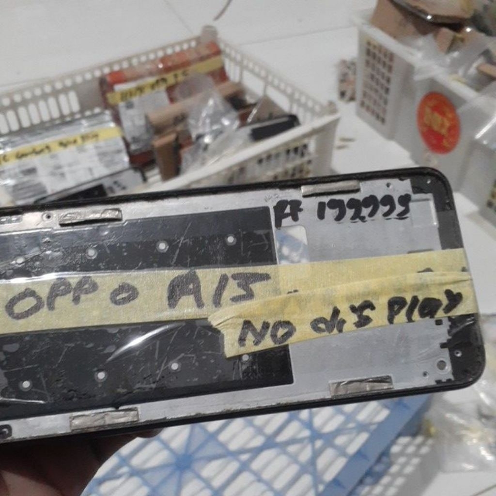 Mesin Hp Oppo A15 kondisi no display/Ic Display