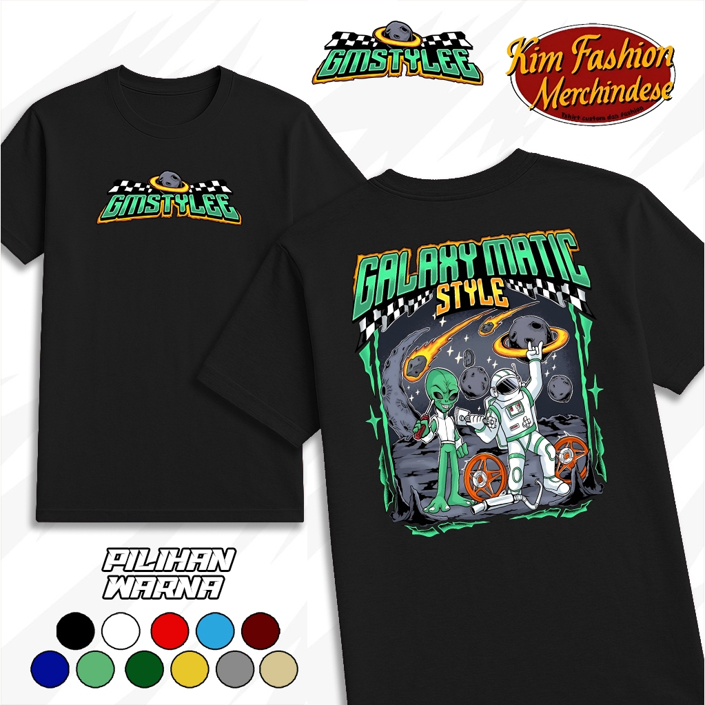 KIMFASHION988 - KAOS GALAXY MATIC - KAOS MODIFIKASI MATIC - COCOK UNTUK PRIA DAN WANITA - VIRAL