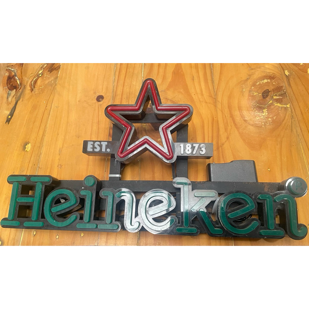 Neon Box Heineken Original Rare