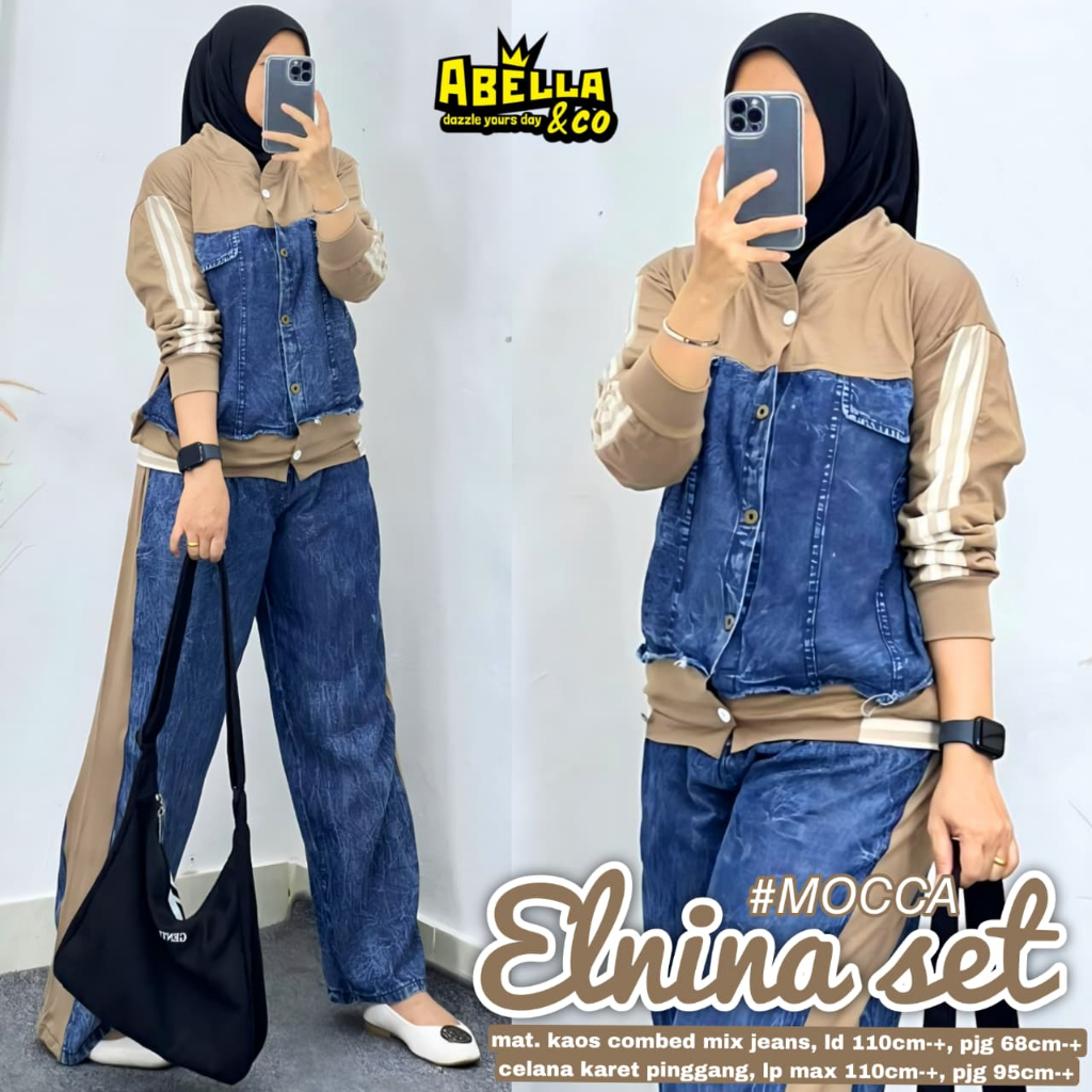 Pakaian Wanita HQ ELNINA SET From AbELLA FASHION STORE