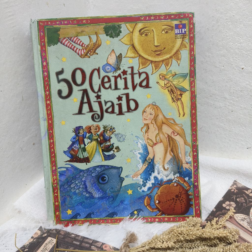 Preloved buku anak  50 Cerita Ajaib Hard cover tebal