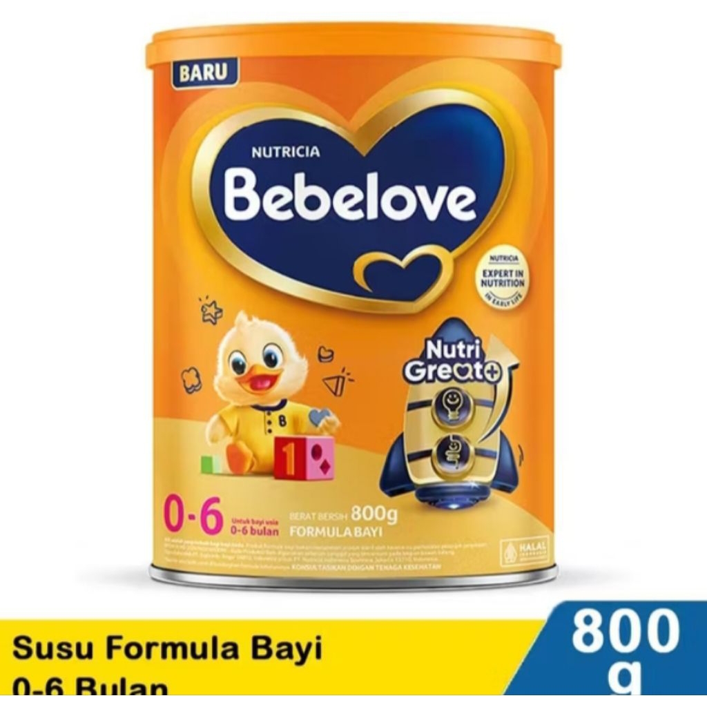 Bebelove usia 0 - 6 bulan susu formula bayi