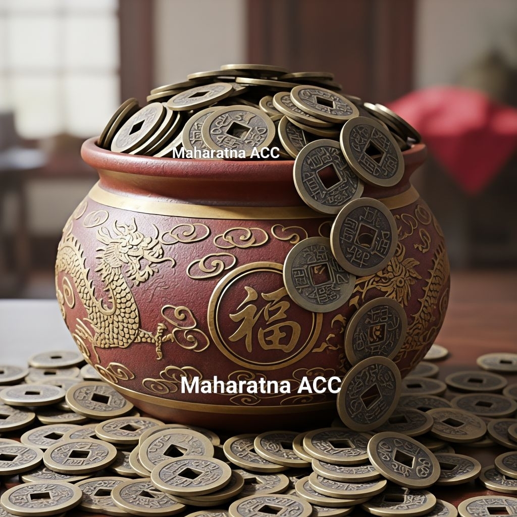 Koin Cina Kuno Keberuntungan Koin Fengsui