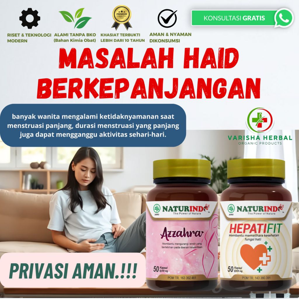 Obat Haid Lama Menstruasi Berkepanjangan Pendarahan Telat Haid Mengurangi pendarahan selama Haid Hep