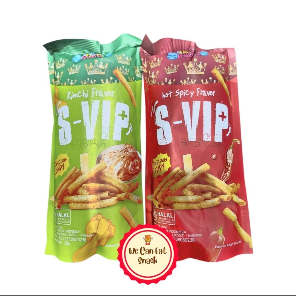 Happy Island S-VIP Delicious Crispy Snack Aneka Rasa (Isi 10 Bks)