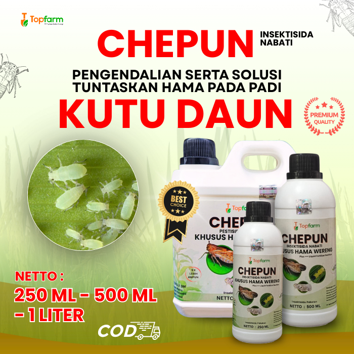 Insektisida Topfarm / Obat Kutu Daun Padi Sawah / Obat Kutu Daun Padi / Obat Hama Padi Sawah Daun Ku