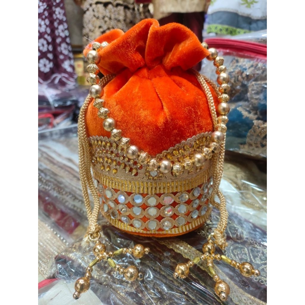 Tas india etnik - potli bag india - tas pesta - tas wanita simpel