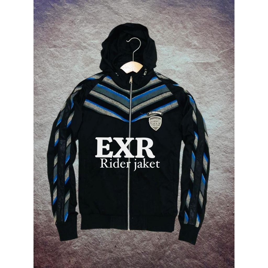 Jaket casual rider/biker EXR keren bekas pakai