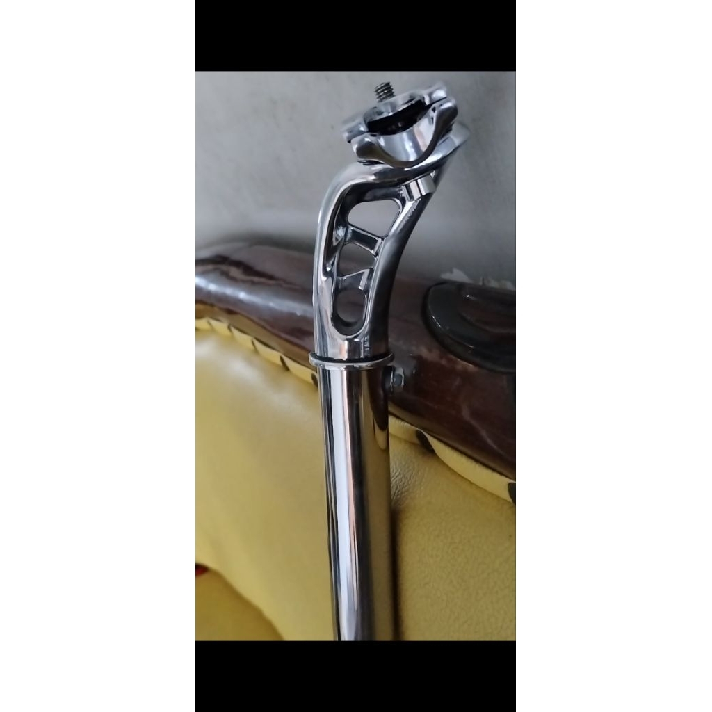 Seatpost aero 25.4 bahan stainlish Japan full poles