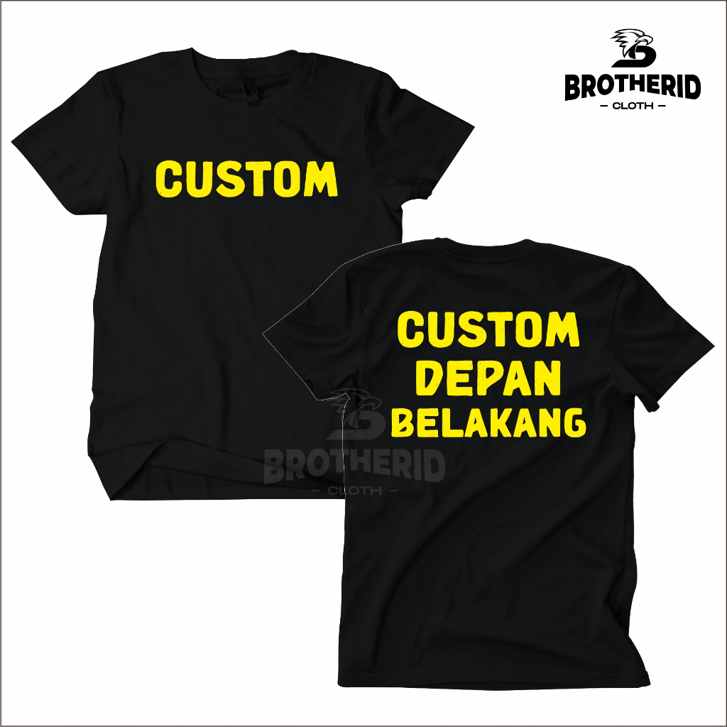 Kaos Anak Sablon Custom Gambar Desain Foto Sendiri