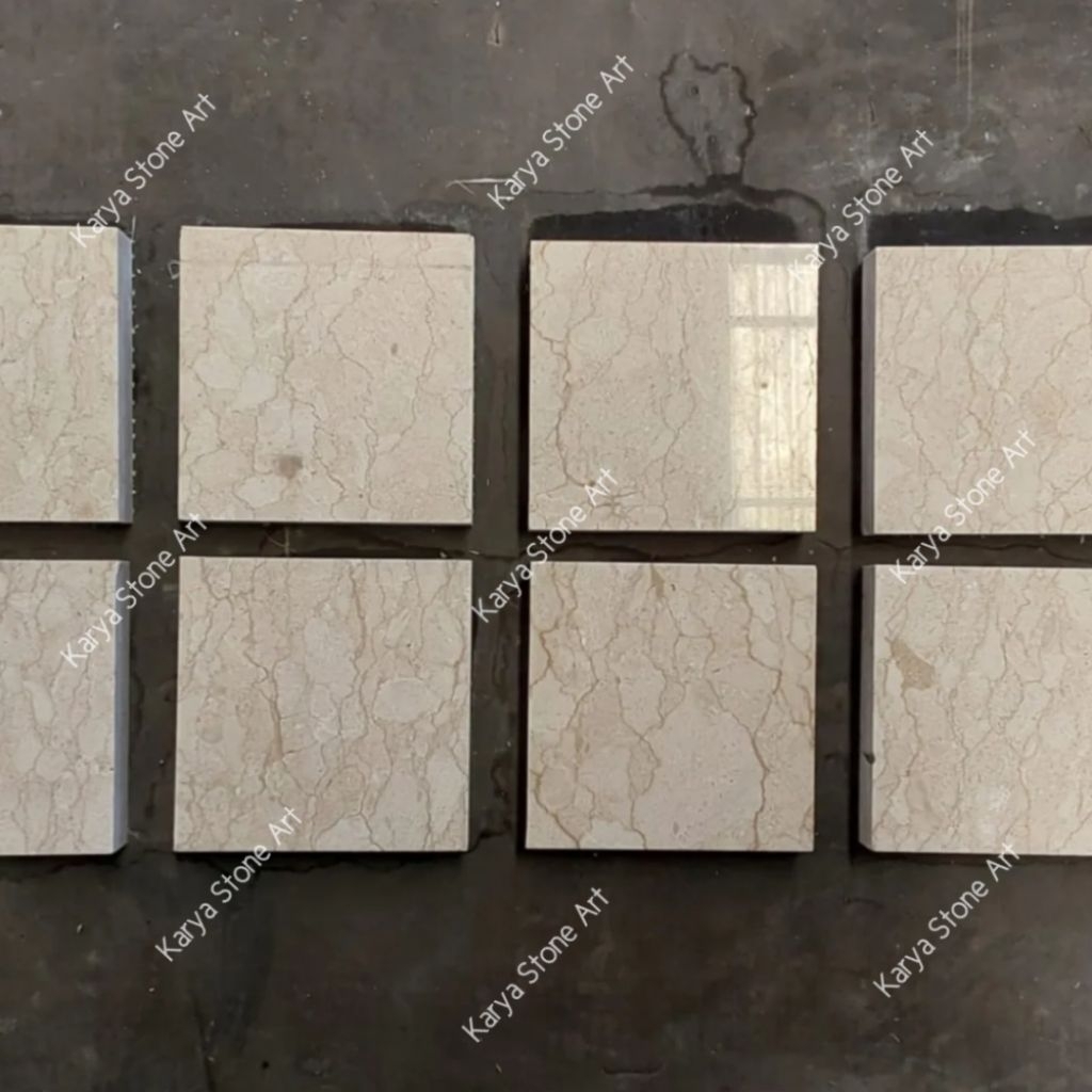 Marmer Lantai 10x10 | Marmer Cream Tulungagung | Batu Marmer Lantai