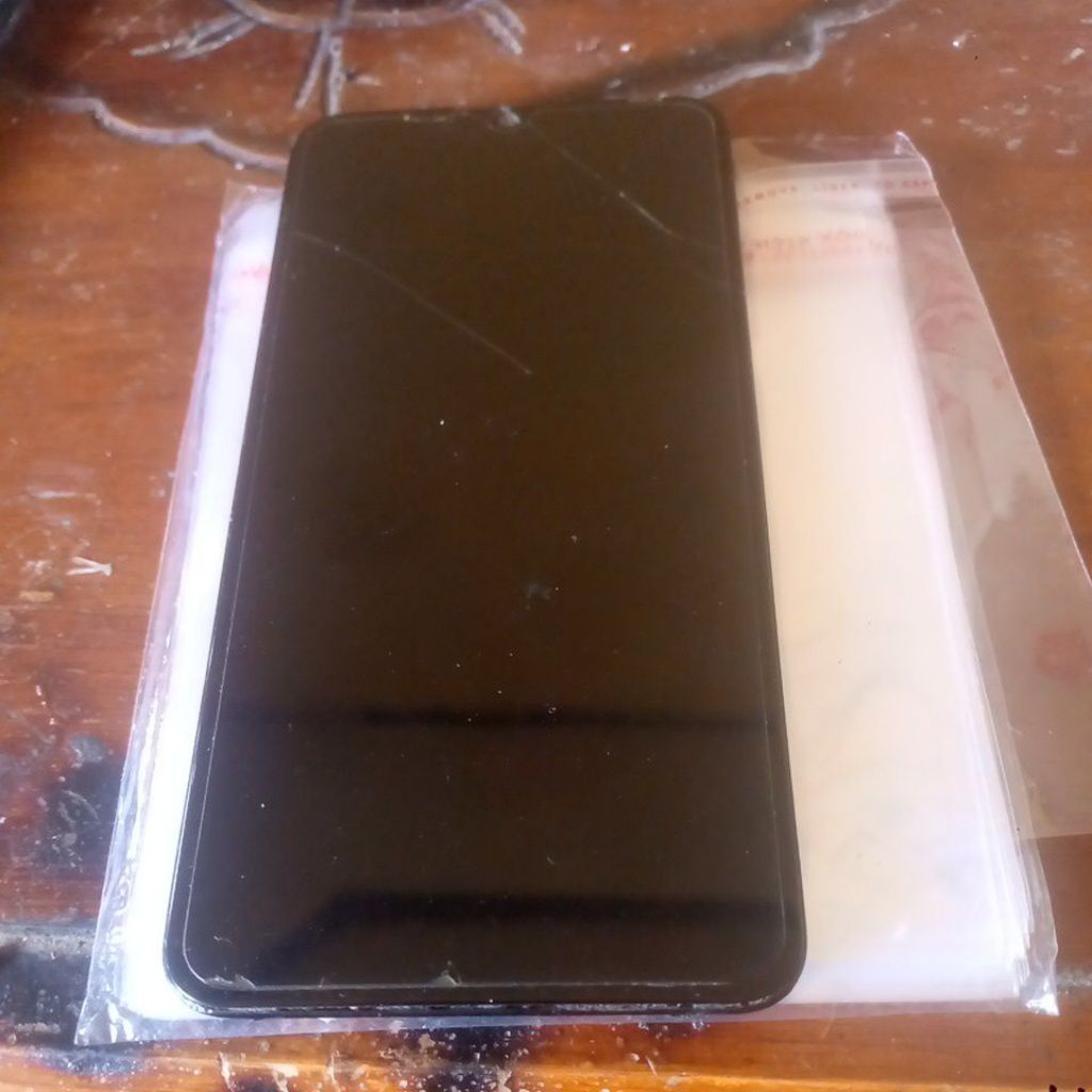 lcd retak plusframe Vivo y91 copotan