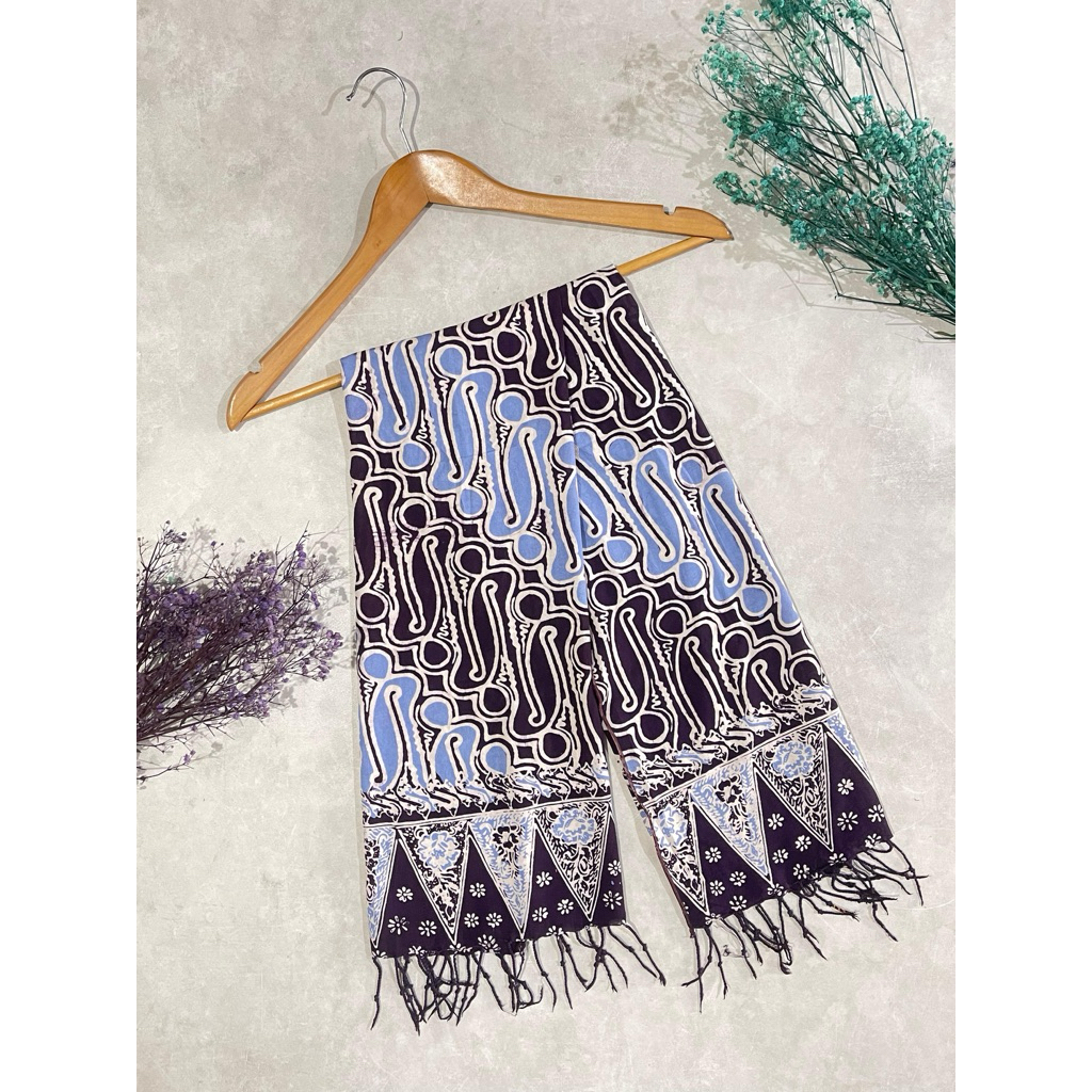 syal scarf batik paris cap pastel