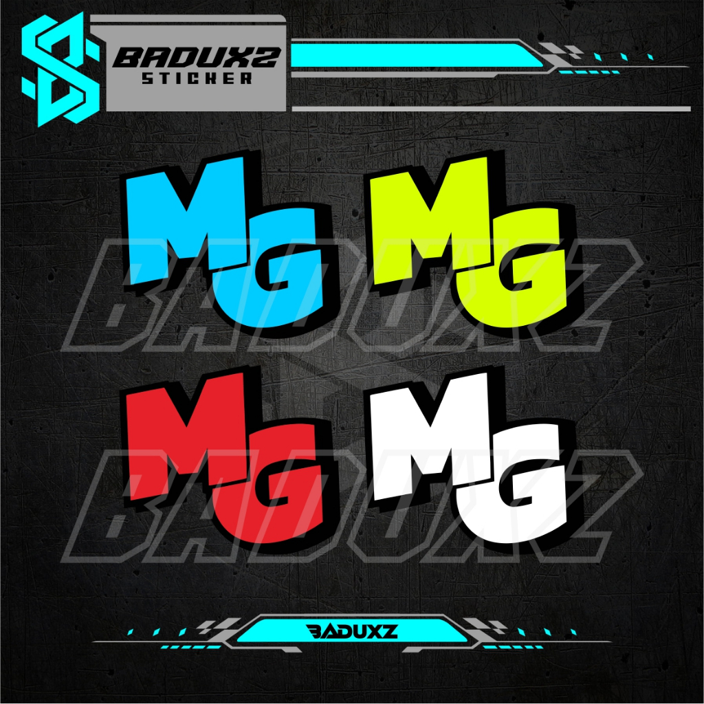 STICKER MG PRINTER STICKER MG MIO GANK 5TL PRINTING CUTTING