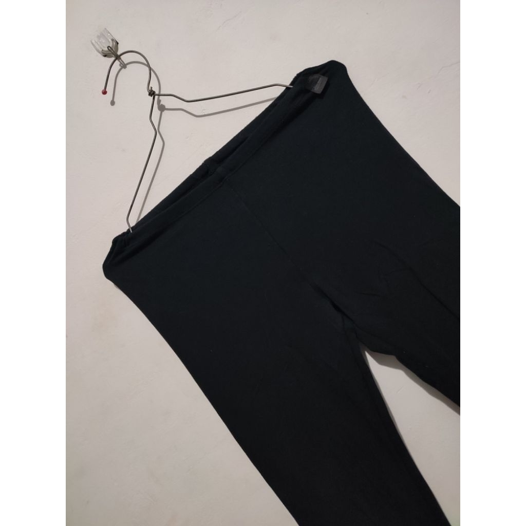 Legging Katun Uniqlo Kids Heattech Extra Warm Hitam
