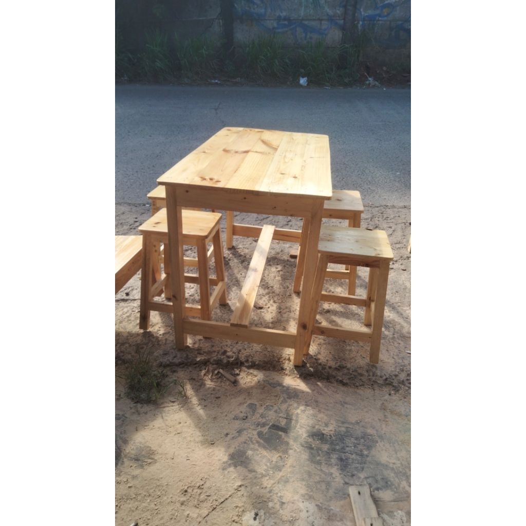 meja kursi makan/resto