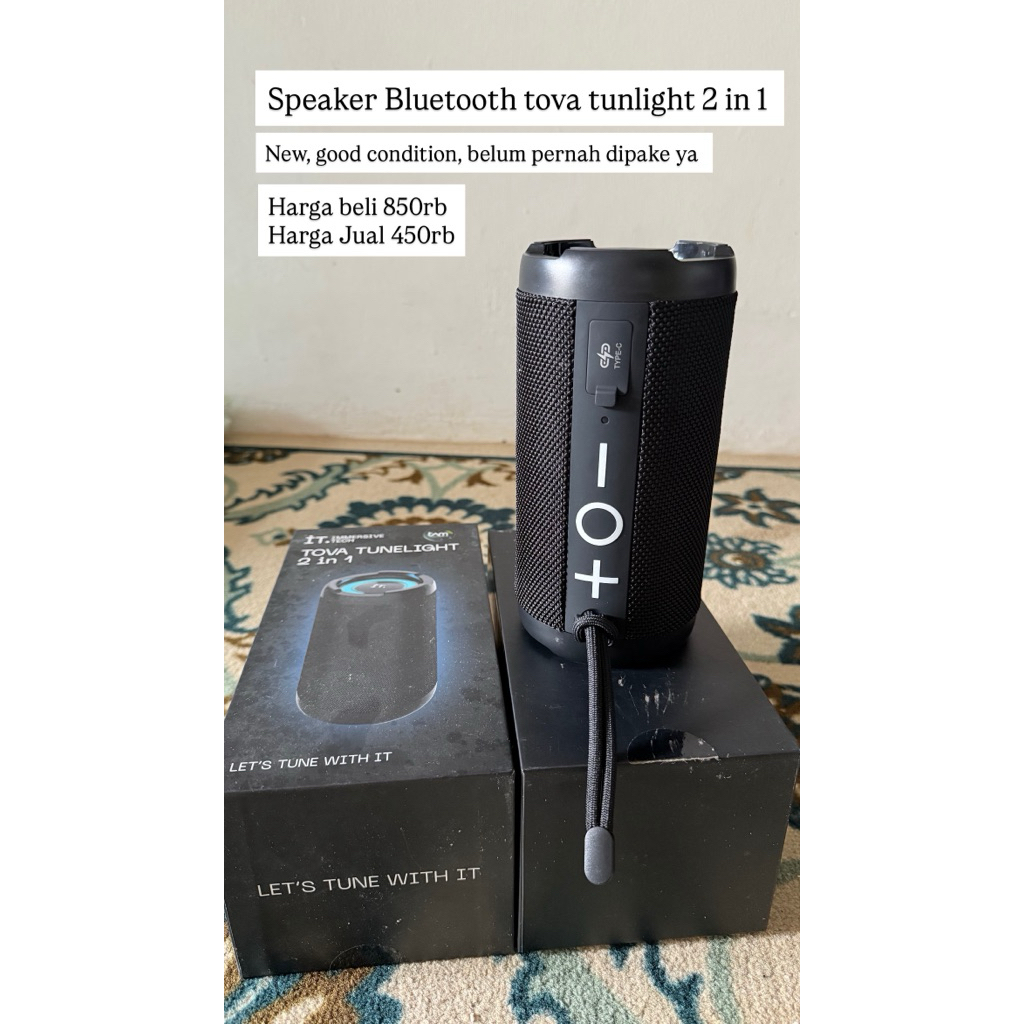 Speaker bluetooth Tova 2 in 1