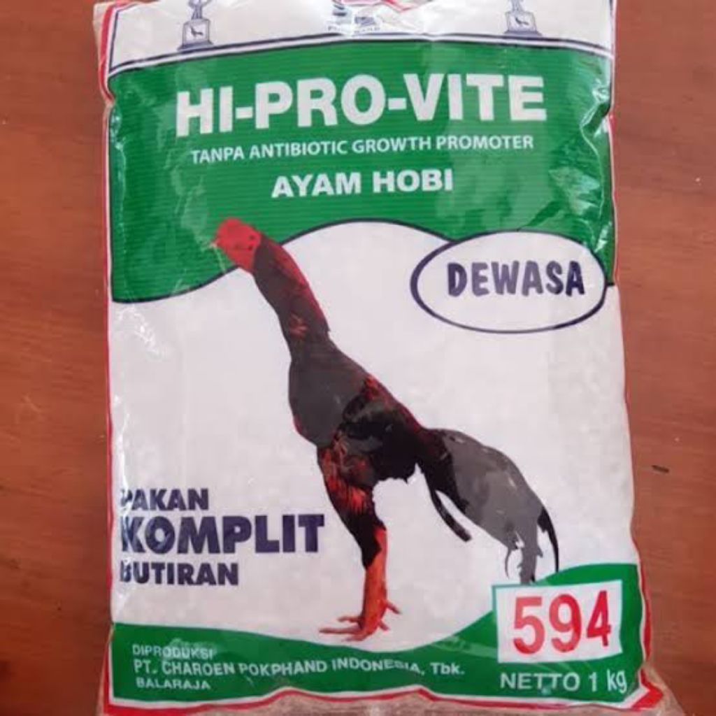 Pur Ayam Bangkok Muda A594K 594 Pakan Grower ayam Bangkok aduan