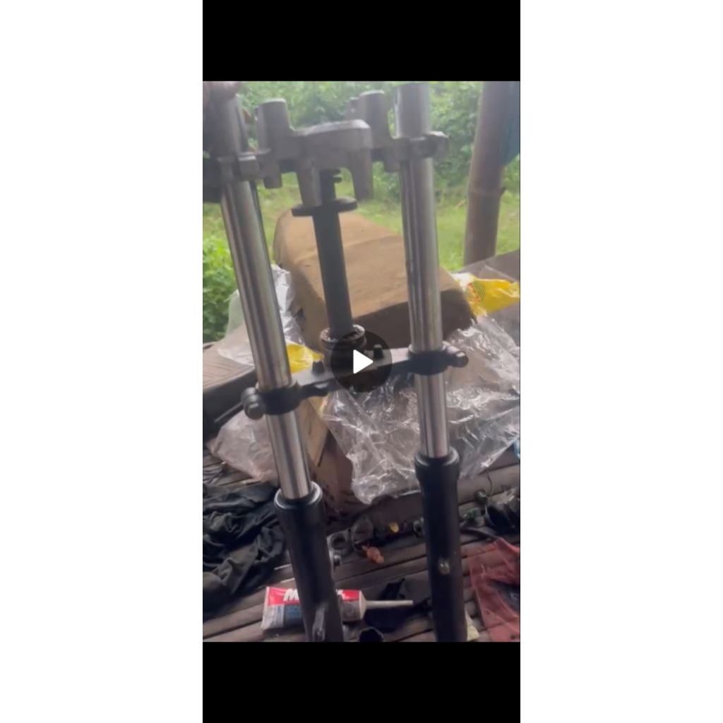 shock depan vixion new original