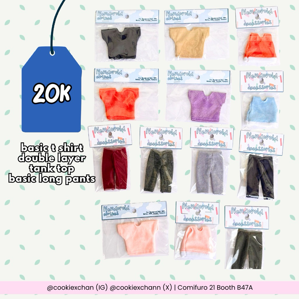 [READY STOCK] Baju Nendoroid Doll / Nendoroid Clothes untuk YMY Obitsu Tozdoll Yomane DOD