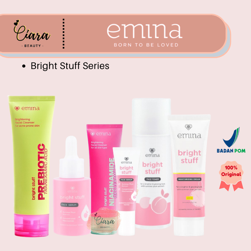 Paket Emina Bright Stuff / Paket Cerah dan Glowing