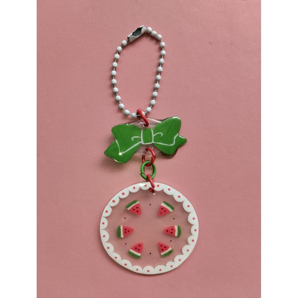 Handmade Shrink Paper Keychain / Gantungan kunci shrink paper Handmade