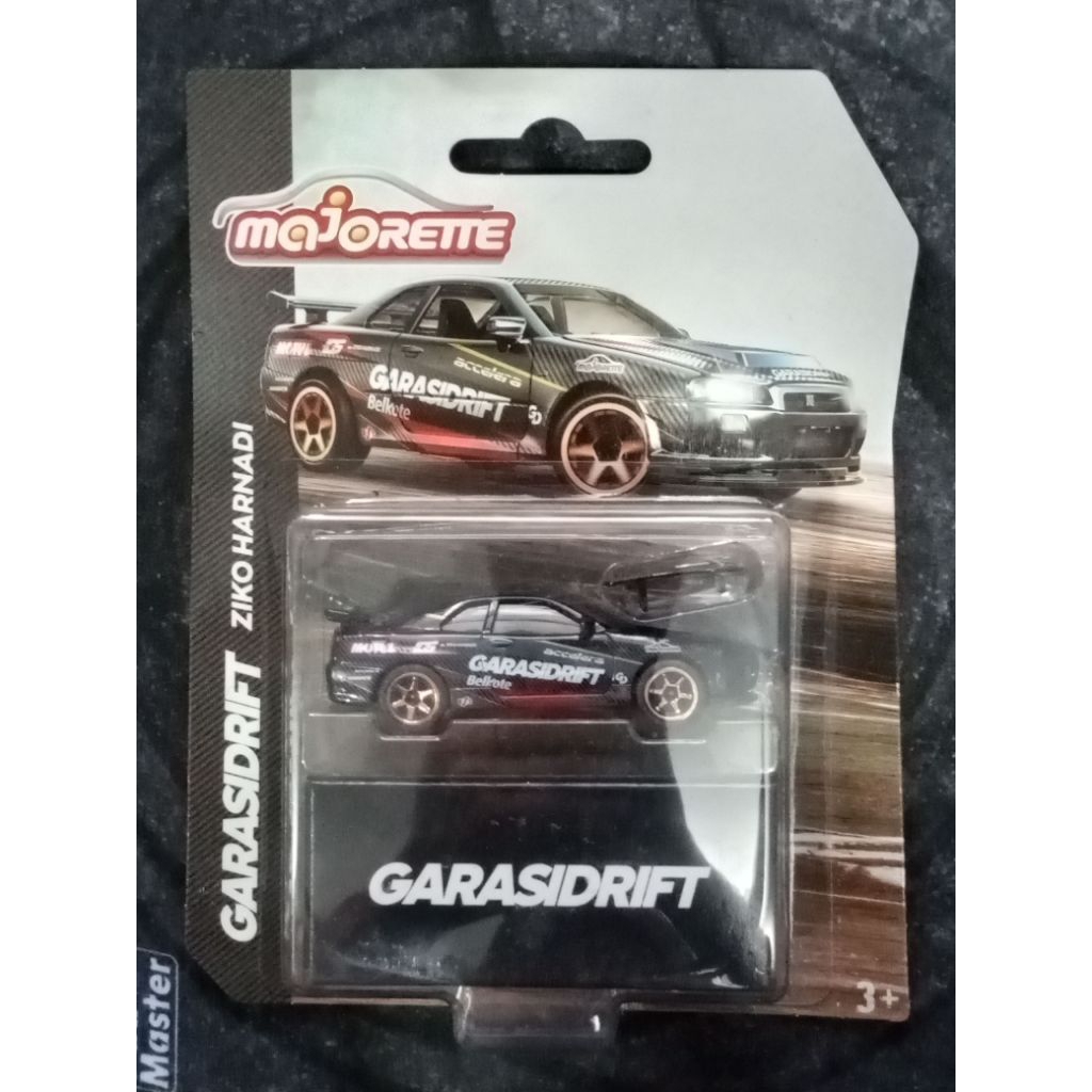 MAJORETTE GARASI DRIFT - NISSAN SKYLINE GT-R (BNR34)