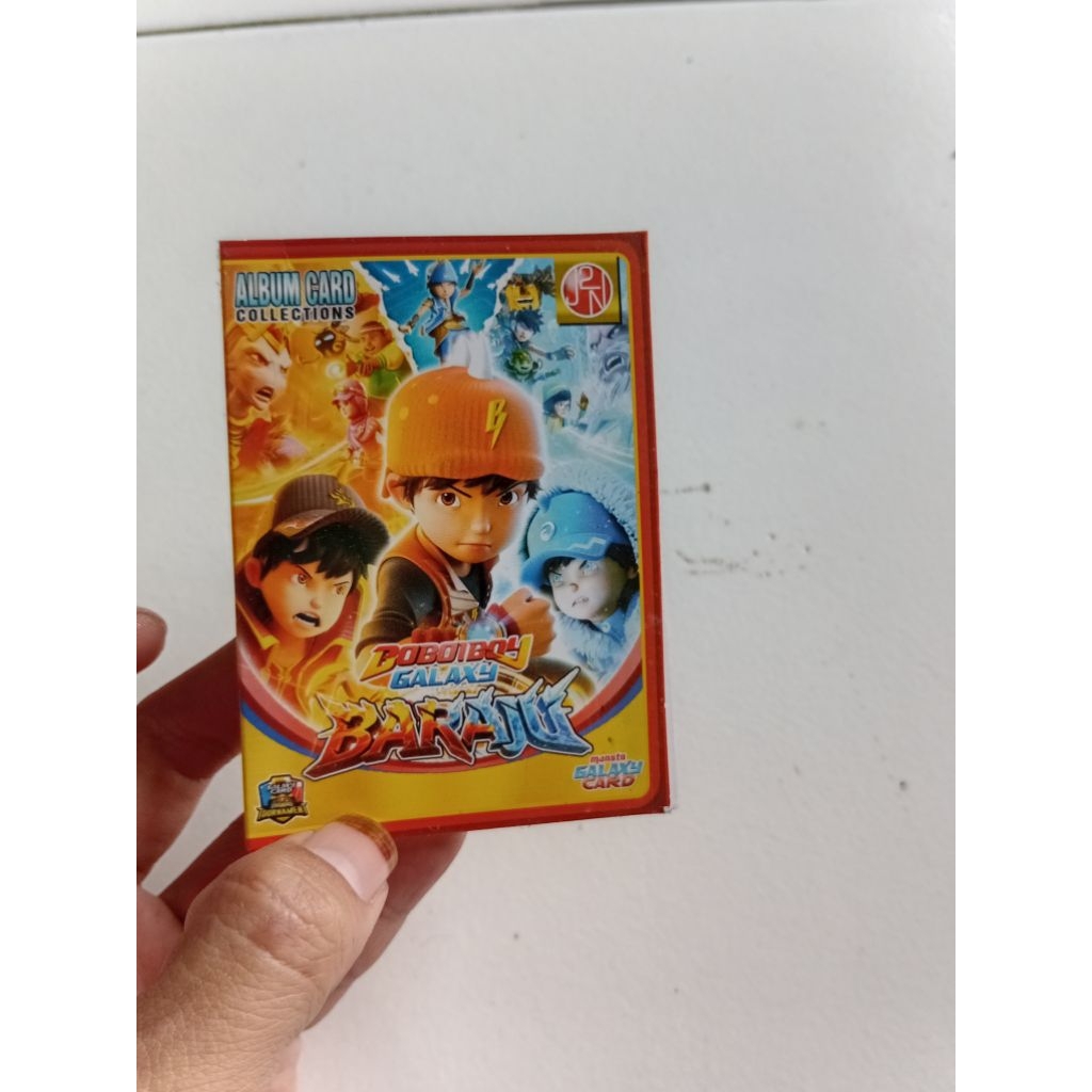 album koleksi kartu boboiboy firal