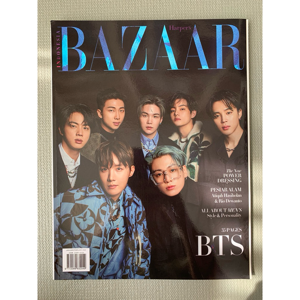 Majalah Bazaar Indonesia cover BTS