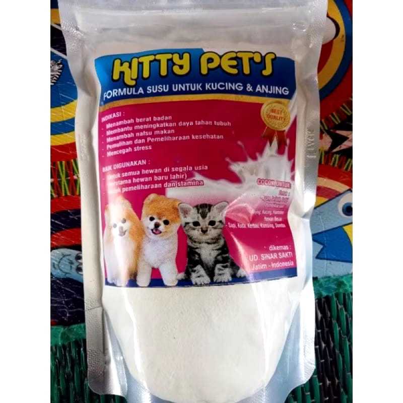 TERMURAH - Susu Kucing Kitty Pets 100gr Susu Kitten Susu Penggemuk Kucing
