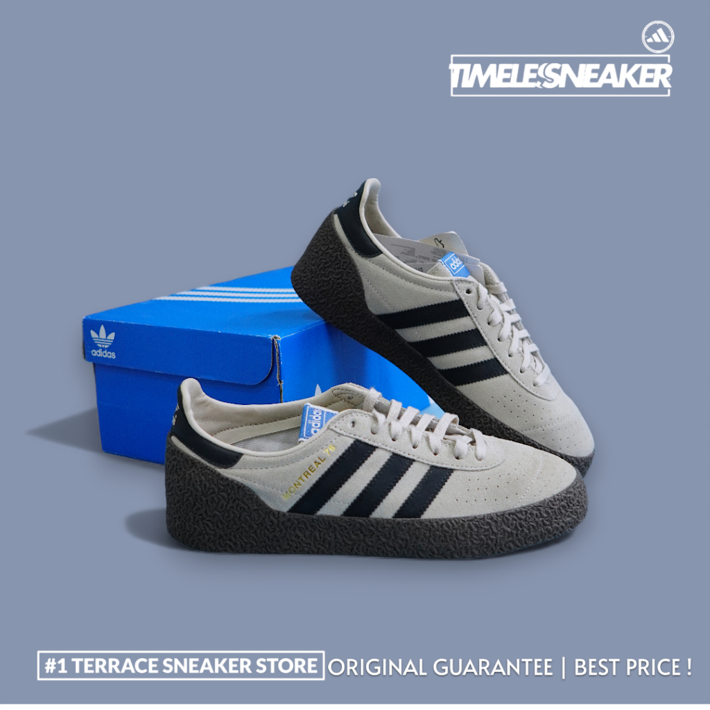ADIDAS ORIGINAL MONTREAL #B37915 CREAM/BLACK