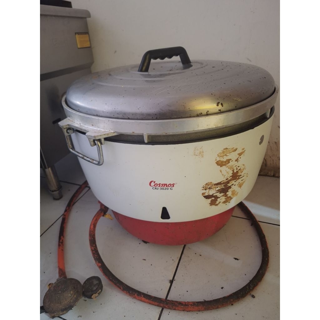 gas rice cooker cosmos crj3020 bekas | rice cooker gas