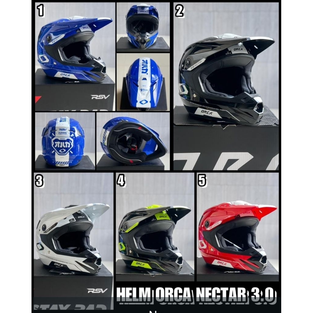 helm rsv orca trail supermoto