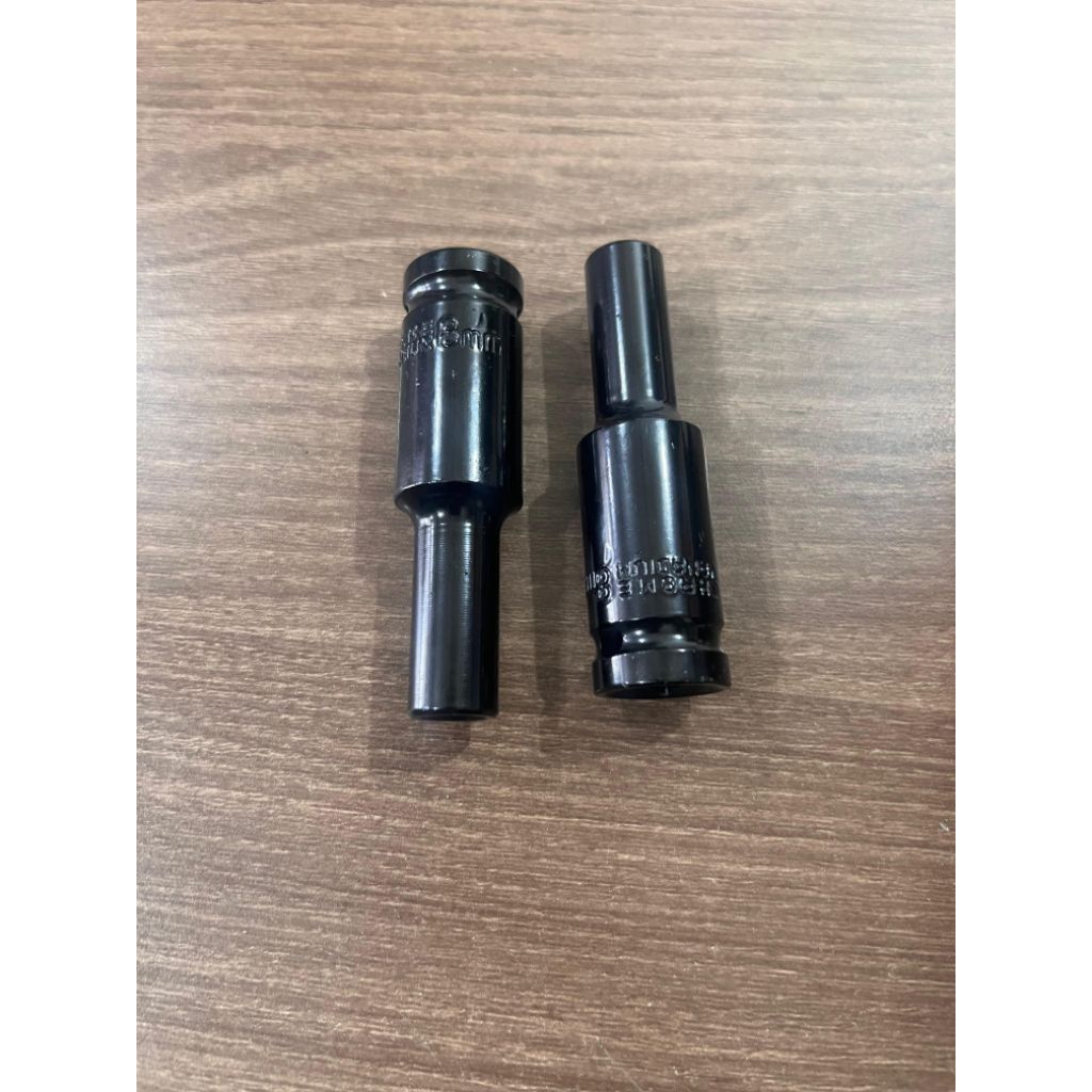 Mata sok panjang 8mm 1/2" 6pt socket deep wall mata sock shock panjang hitam