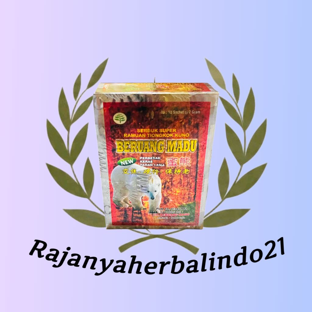 Beruang madu serbuk jamu kuat Asli