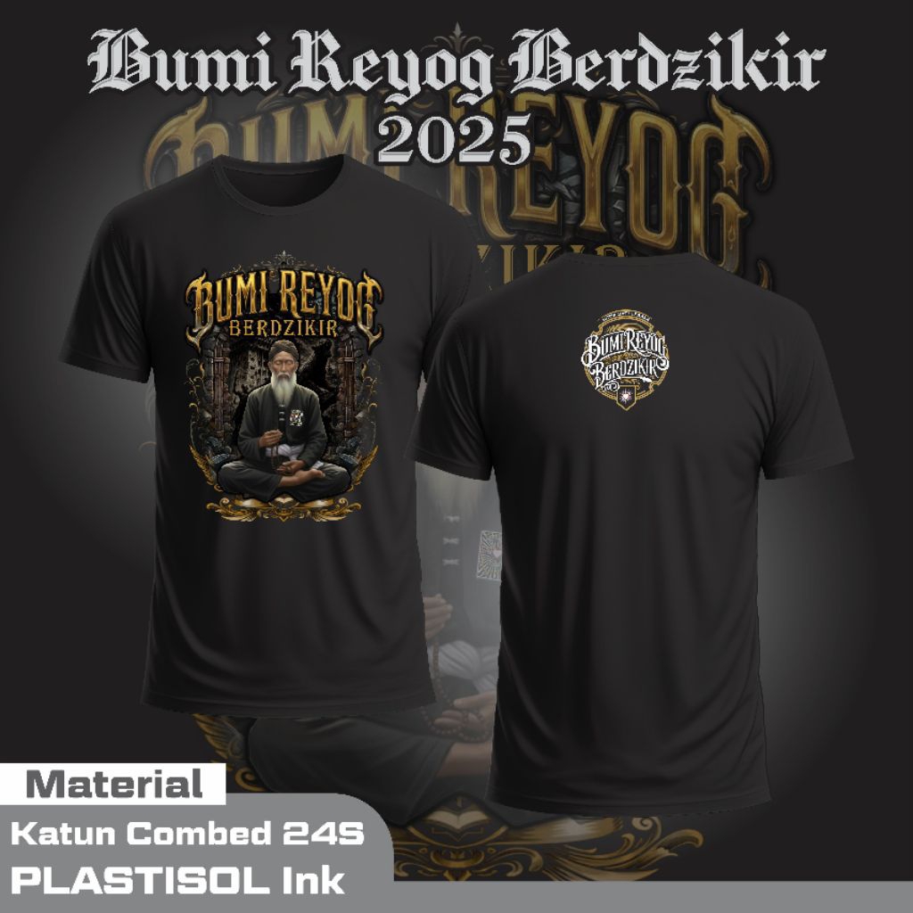 kaos warga psht  bumi reog ponorogo berzikir / kaos sh