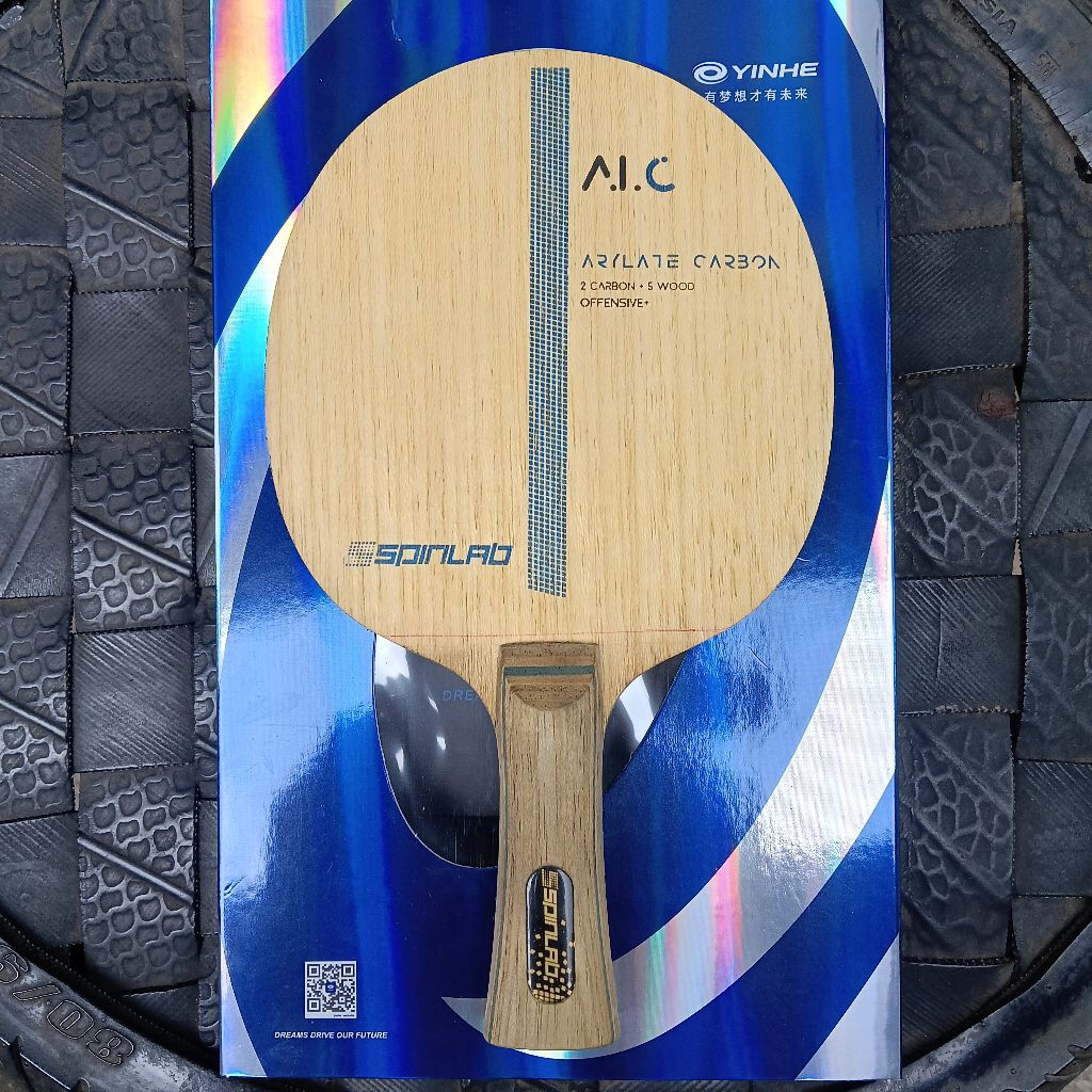 Bet kayu spinlab alc fl second bekas pingpong dan yinhe mercury 2 spon tipis 1,2 mm