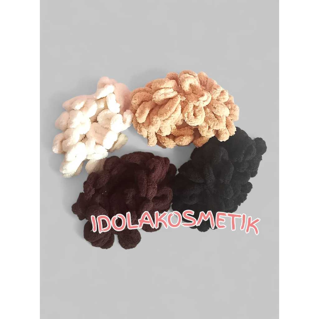 Ikat Rambut Gurita Kriting Ikat Rambut Cepol Scrunchie