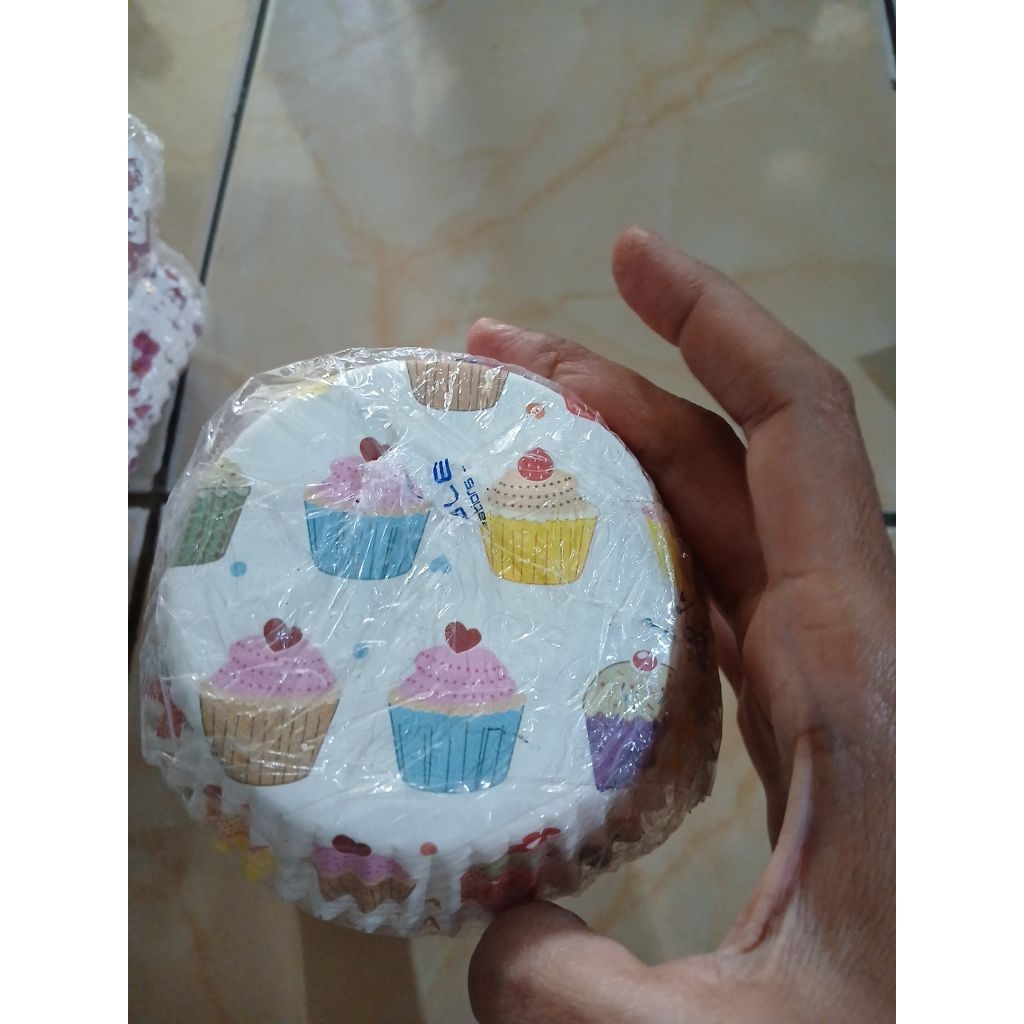 Paper Cup Roti Bulat ukuran 8x3 isi 200 pcs