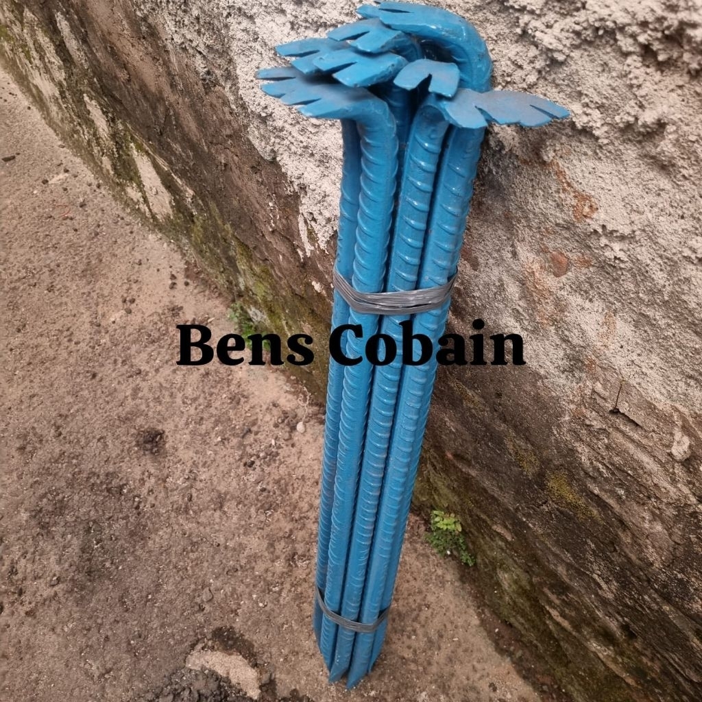 Linggis Besi Ulir 25mm Panjang 100cm Linggis Besi 25mm