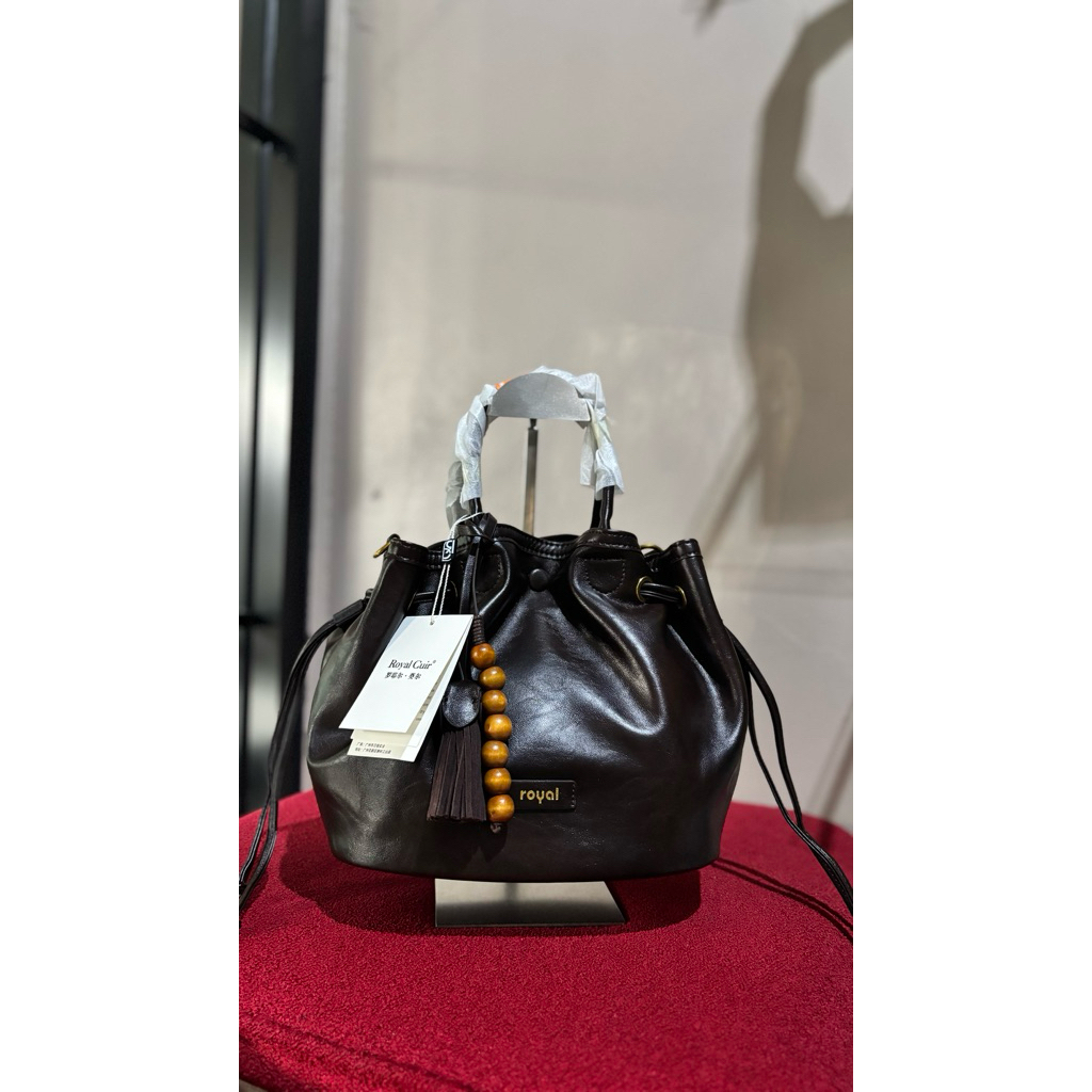 Tas Wanita Royal Cuir serut coffee