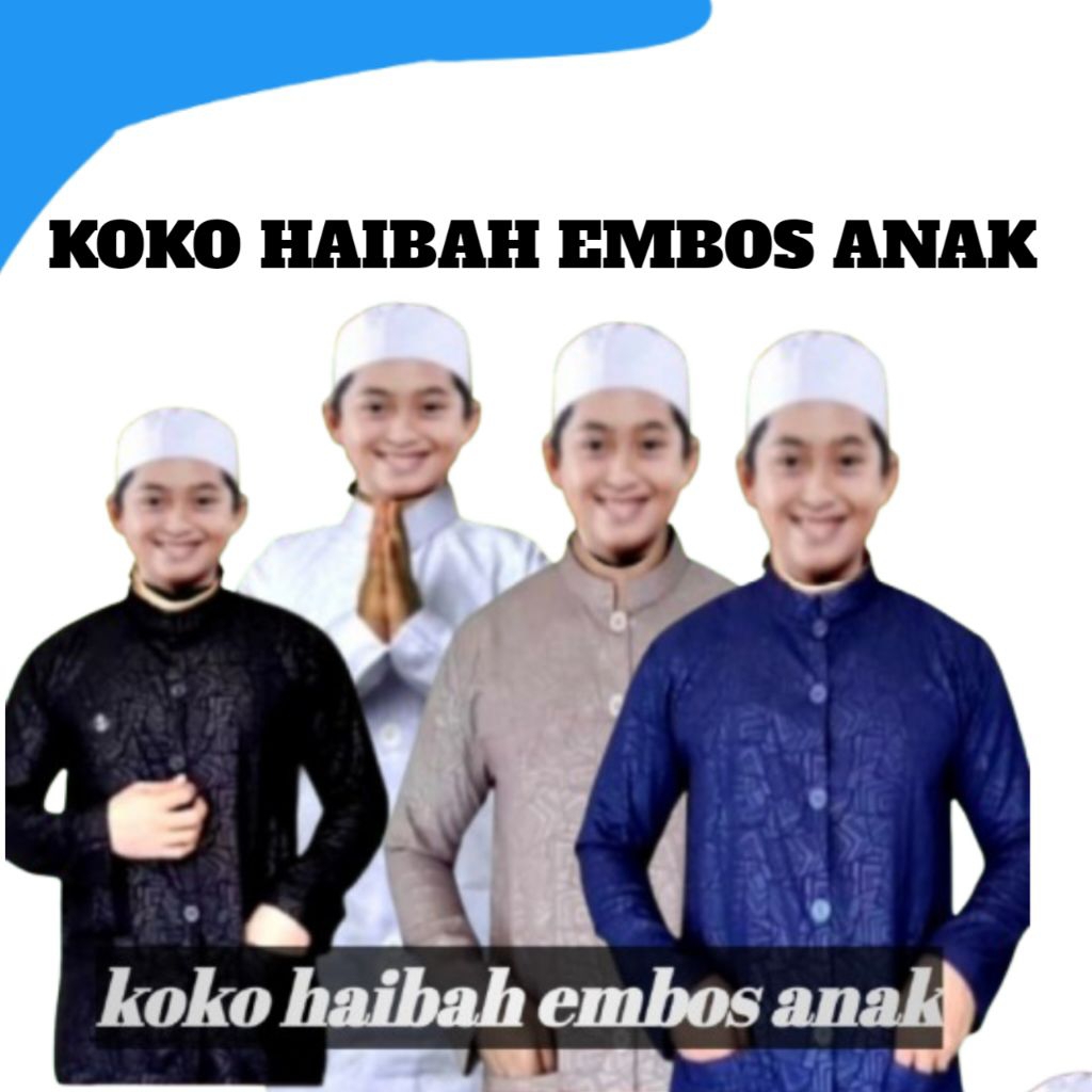 koko haibah anak santri bahan embos