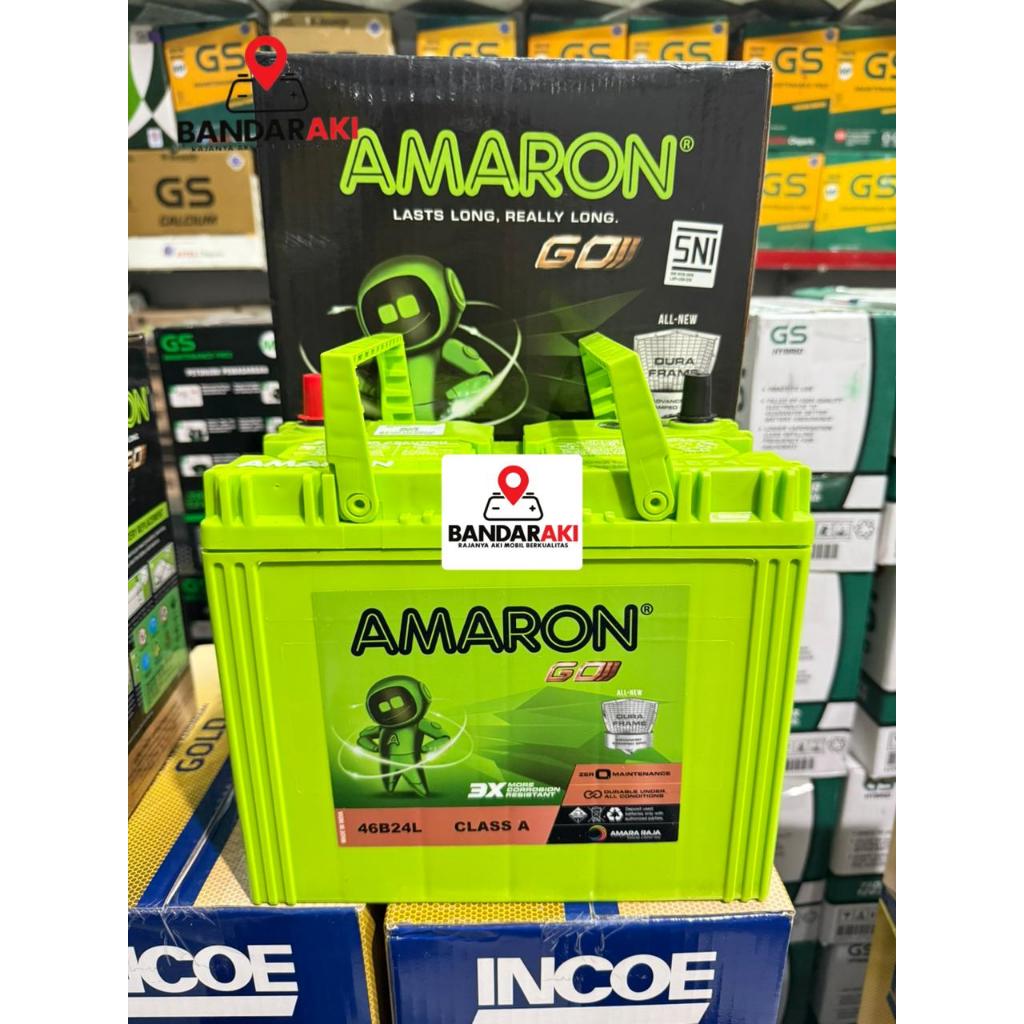 AMARON GO 46B24R/L  - NS60R/L JAMINAN 100% ORIGINAL