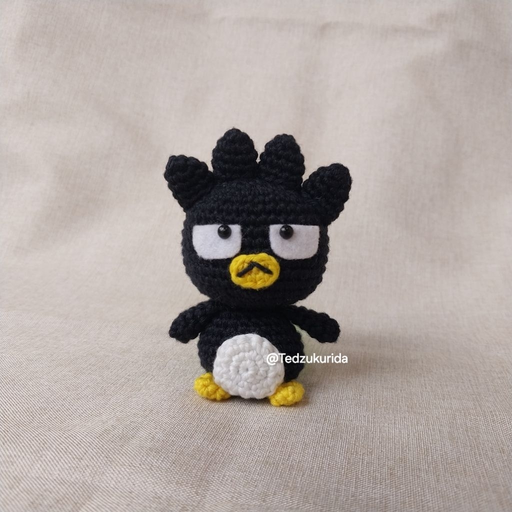 Badtz Maru keychain amigurumi/ Badtz maru boneka rajut