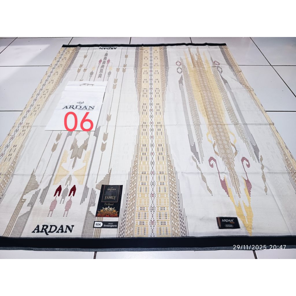 sarung ARDAN brilliant series putih